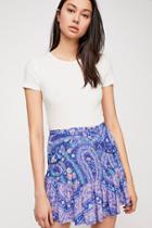 City Lights Mini Skirt By Free People